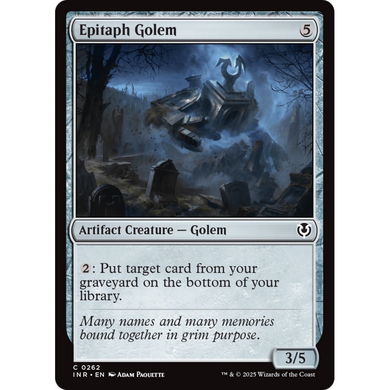 Epitaph Golem [Innistrad Remastered]