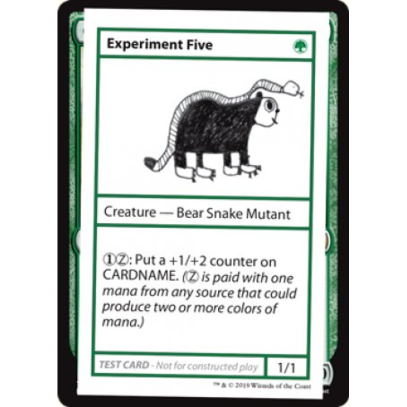 Experiment Five (2021 Edition) [Mystery Booster Playtest Cards]