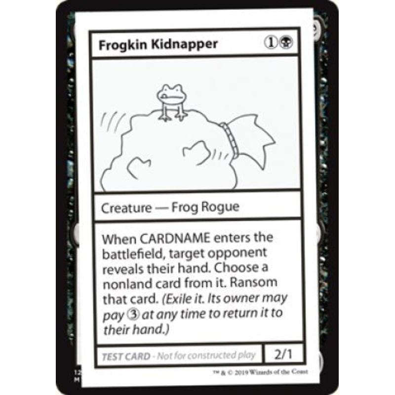Frogkin Kidnapper (2021 Edition) [Mystery Booster Playtest Cards]