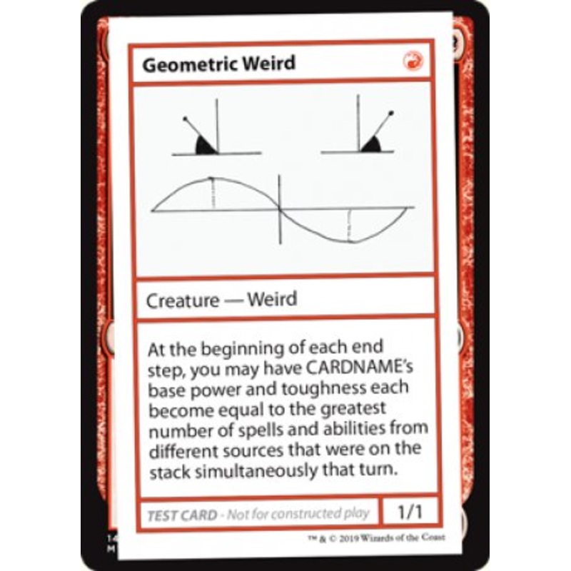 Geometric Weird (2021 Edition) [Mystery Booster Playtest Cards]