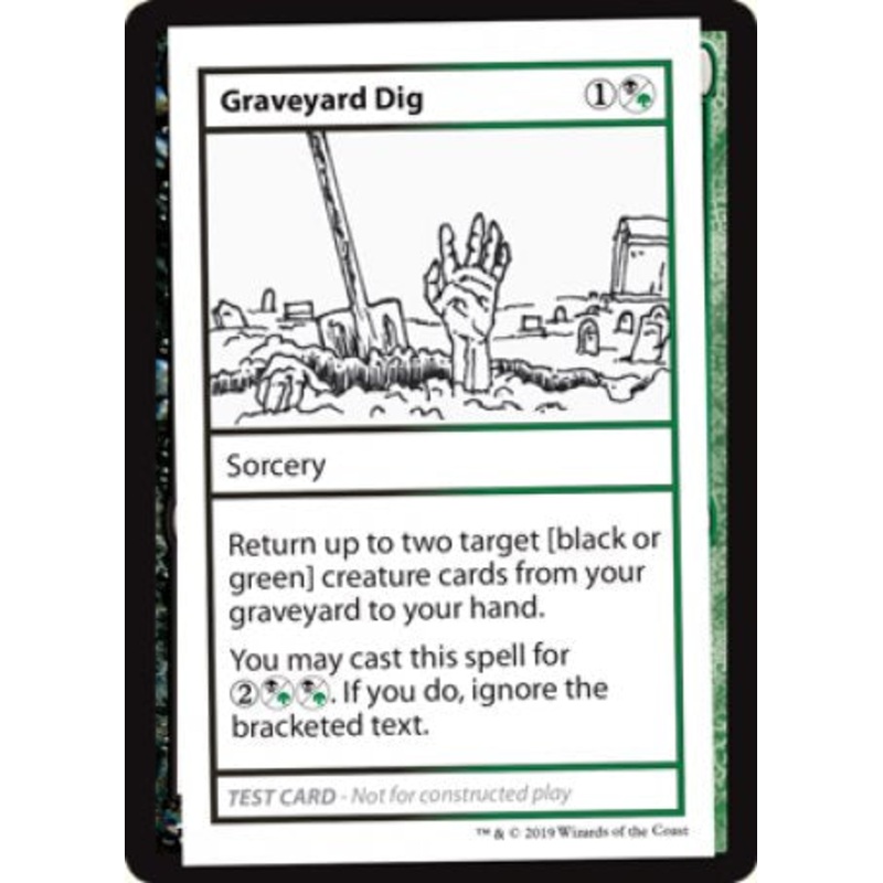 Graveyard Dig (2021 Edition) [Mystery Booster Playtest Cards]