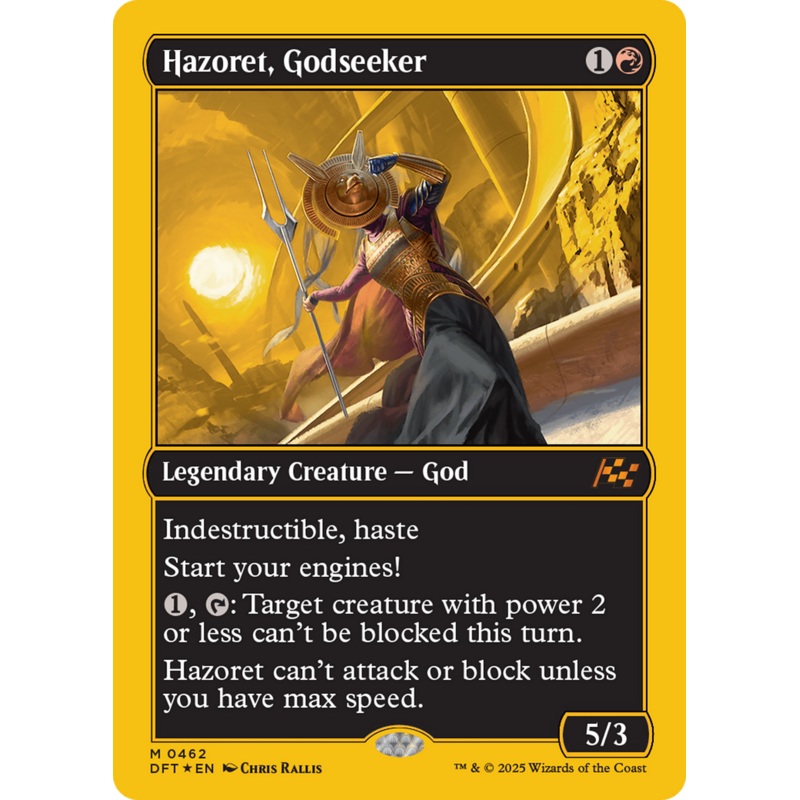 Hazoret, Godseeker (First-Place Foil) [Aetherdrift]