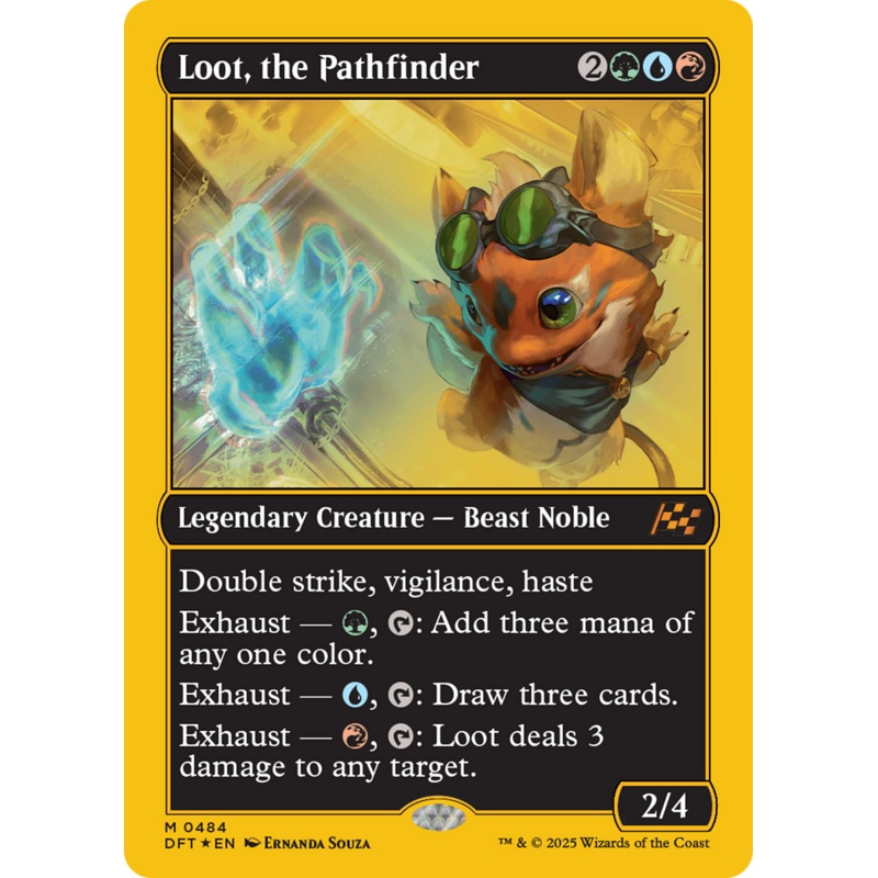 Loot, the Pathfinder (First-Place Foil) [Aetherdrift]