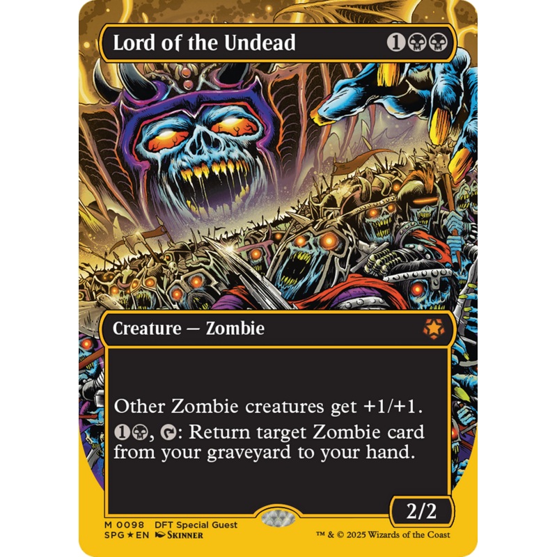 Lord of the Undead (Borderless) (First-Place Foil) [Aetherdrift Special Guests]