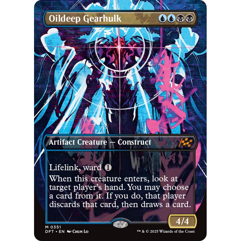 Oildeep Gearhulk (Borderless) [Aetherdrift]