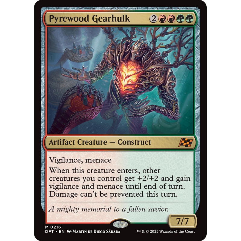 Pyrewood Gearhulk [Aetherdrift]
