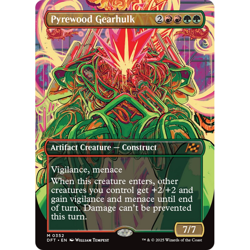 Pyrewood Gearhulk (Borderless) [Aetherdrift]
