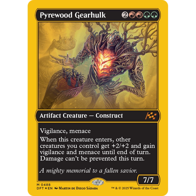 Pyrewood Gearhulk (First-Place Foil) [Aetherdrift]