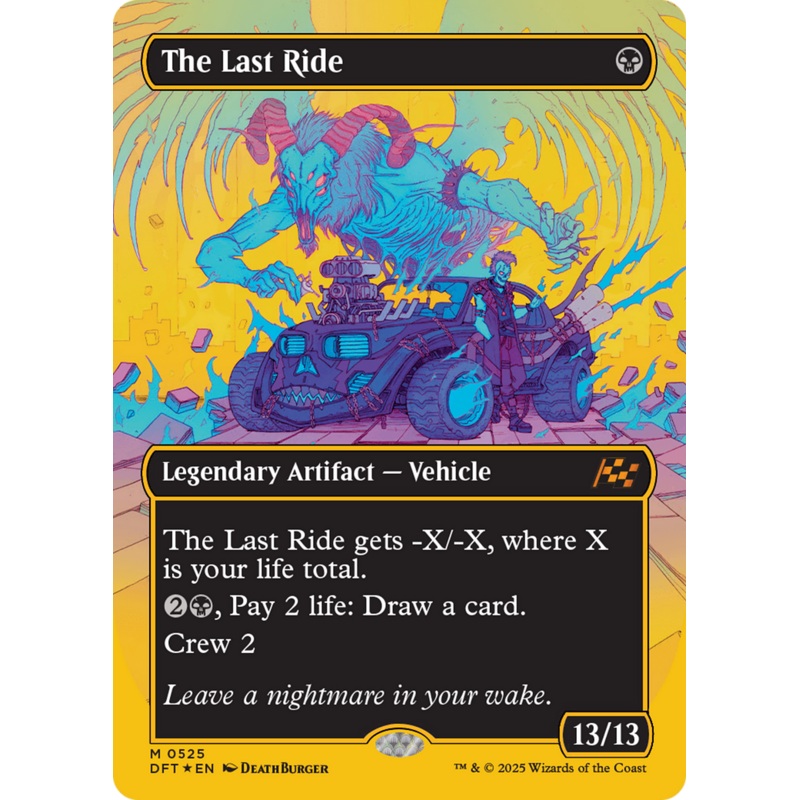 The Last Ride (Borderless) (First-Place Foil) [Aetherdrift]