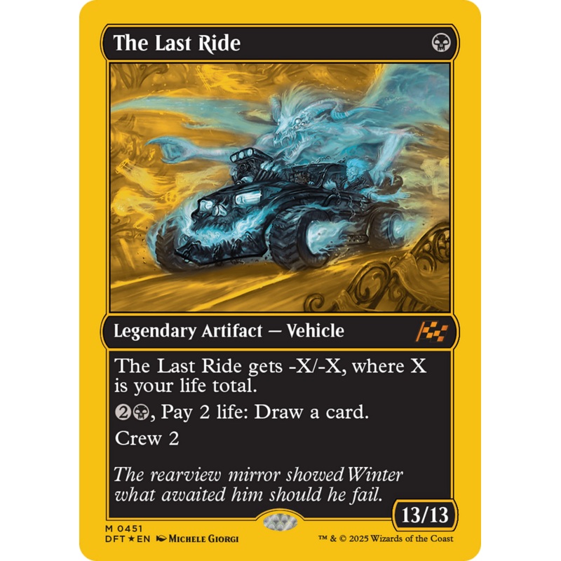 The Last Ride (First-Place Foil) [Aetherdrift]