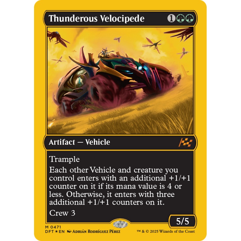 Thunderous Velocipede (First-Place Foil) [Aetherdrift]