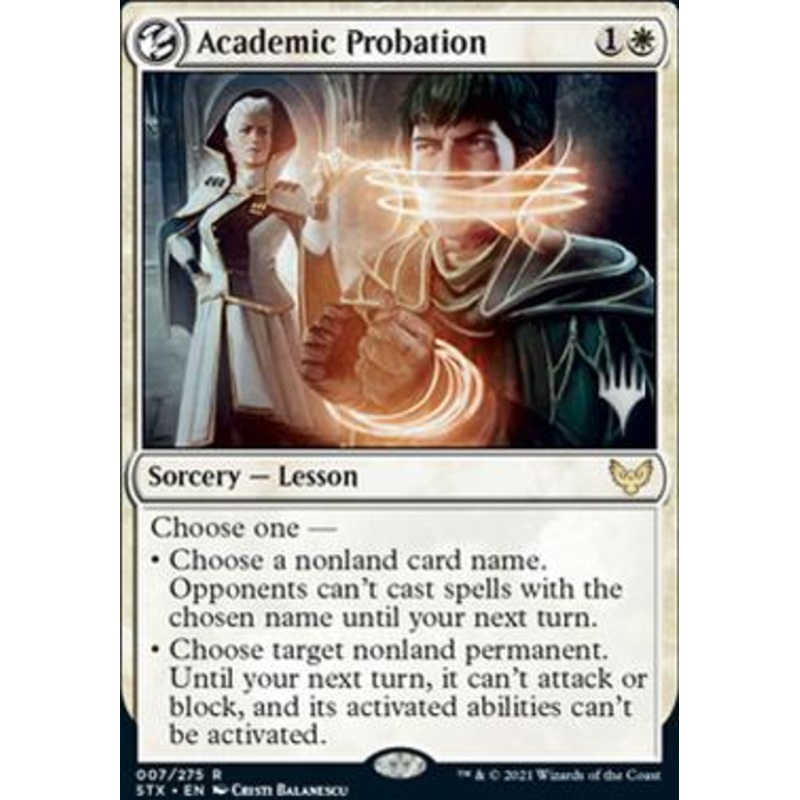 Academic Probation (Promo Pack) [Strixhaven: School of Mages Promos]