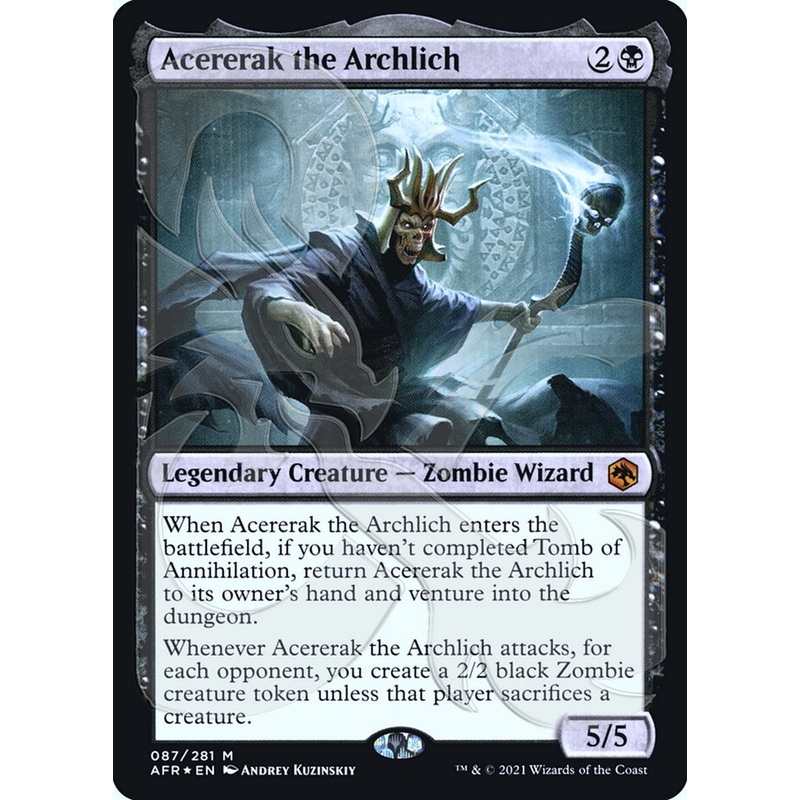 Acererak the Archlich (Ampersand Promo) [Dungeons & Dragons: Adventures in the Forgotten Realms Promos]
