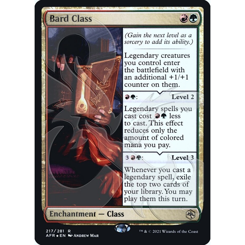 Bard Class (Ampersand Promo) [Dungeons & Dragons: Adventures in the Forgotten Realms Promos]