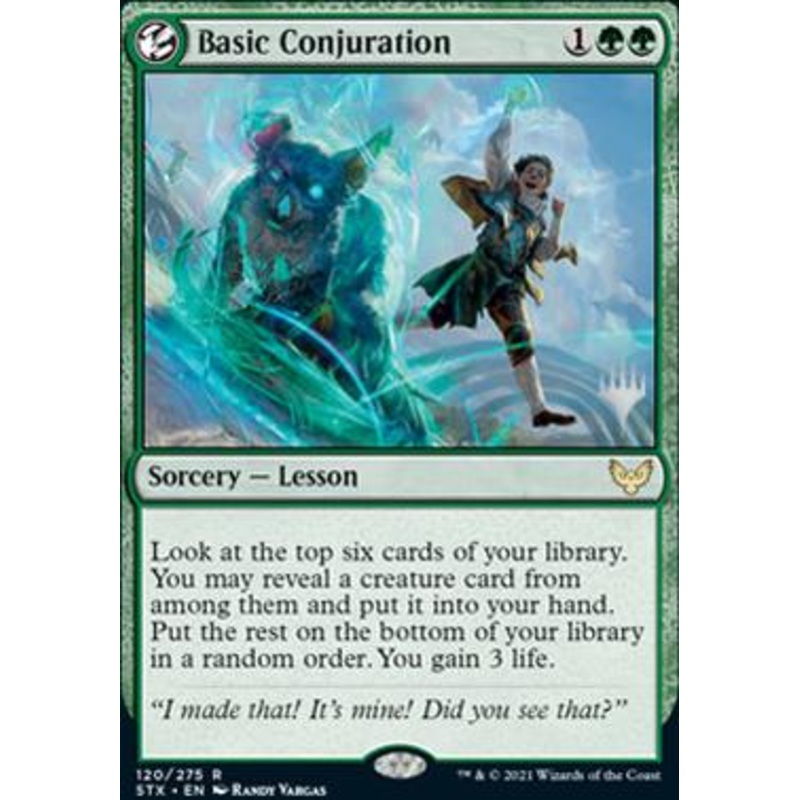 Basic Conjuration (Promo Pack) [Strixhaven: School of Mages Promos]