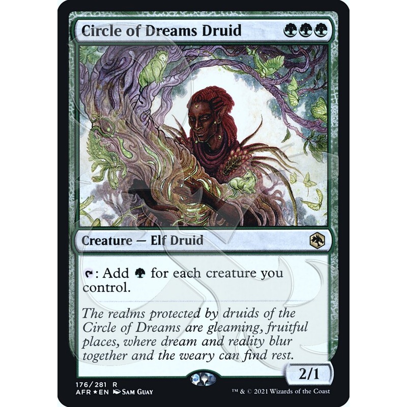 Circle of Dreams Druid (Ampersand Promo) [Dungeons & Dragons: Adventures in the Forgotten Realms Promos]