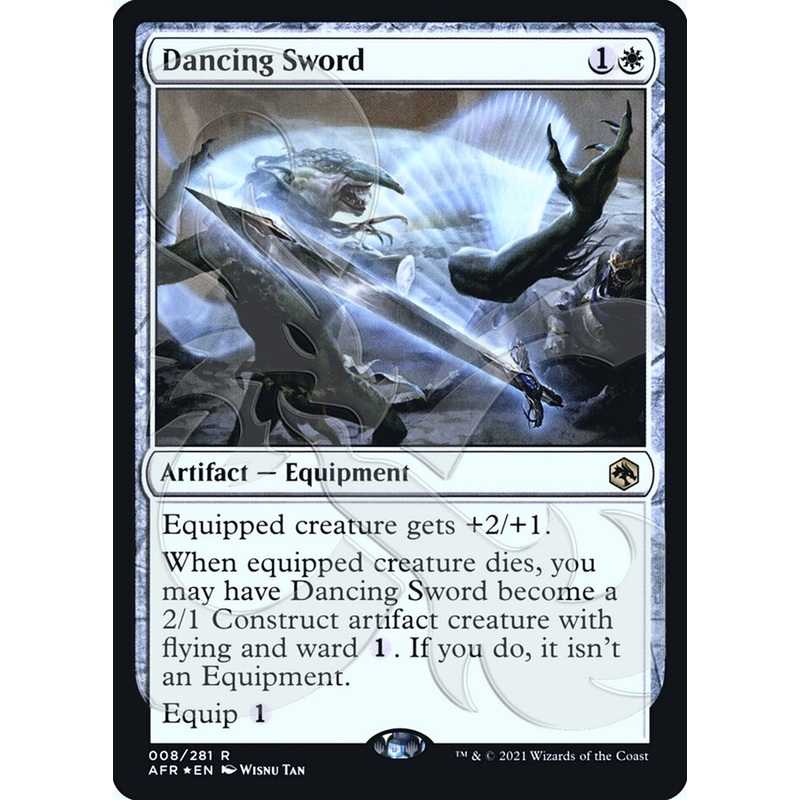 Dancing Sword (Ampersand Promo) [Dungeons & Dragons: Adventures in the Forgotten Realms Promos]