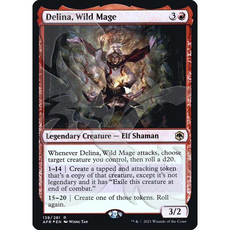 Delina, Wild Mage (Ampersand Promo) [Dungeons & Dragons: Adventures in the Forgotten Realms Promos]