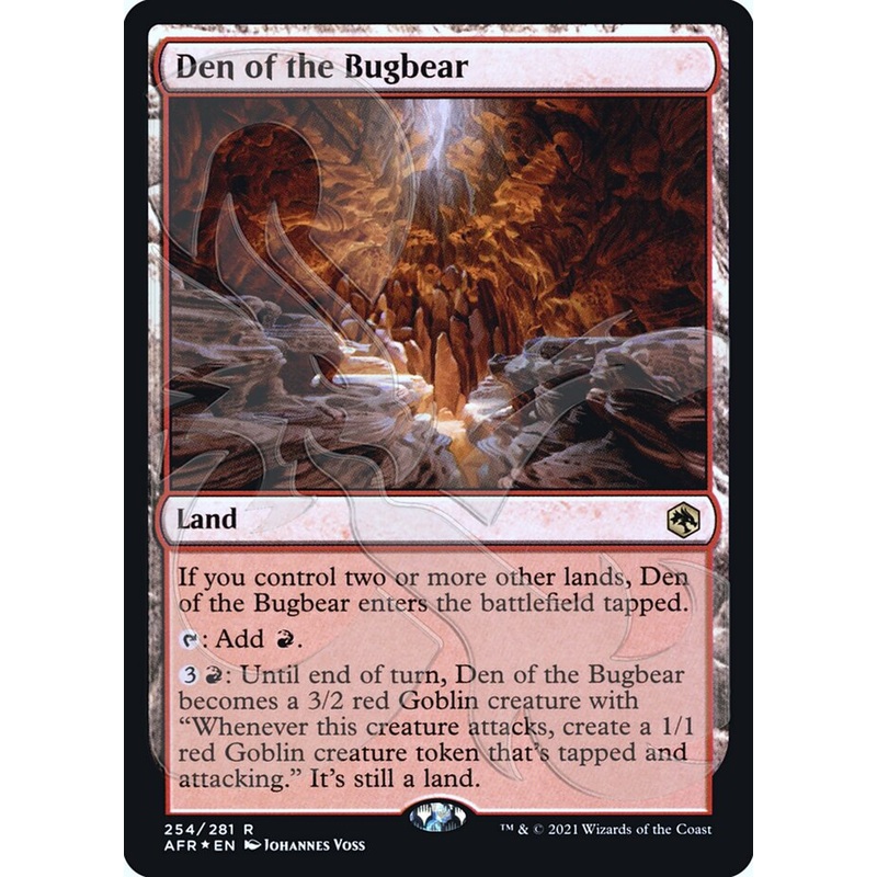 Den of the Bugbear (Ampersand Promo) [Dungeons & Dragons: Adventures in the Forgotten Realms Promos]