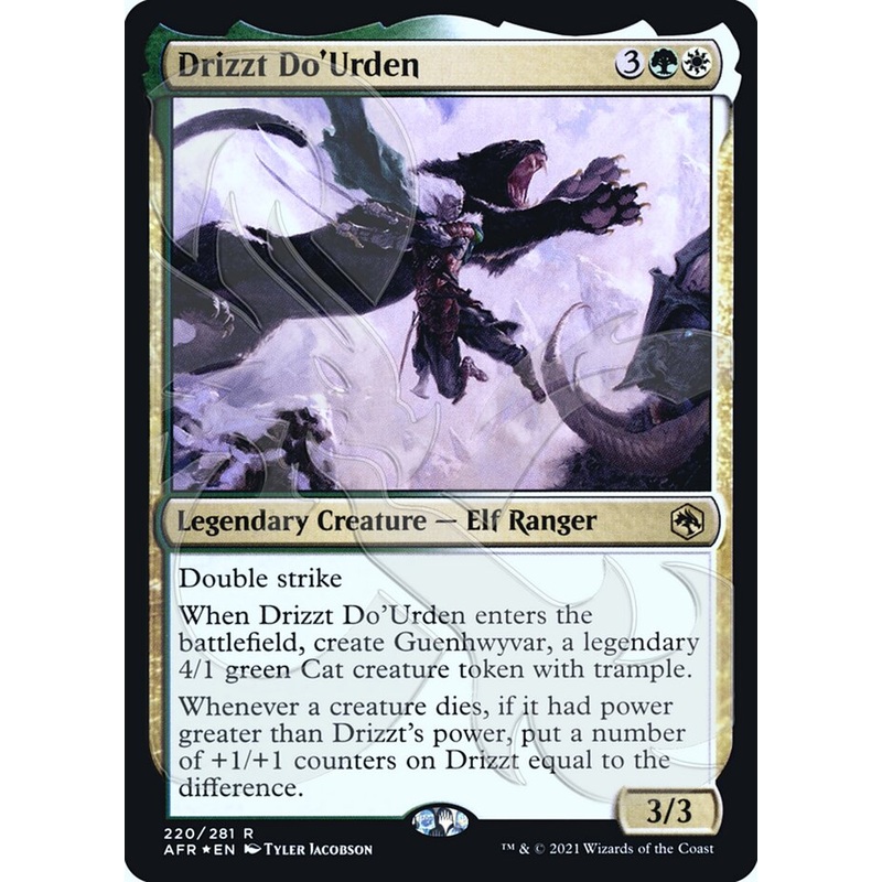 Drizzt Do'Urden (Ampersand Promo) [Dungeons & Dragons: Adventures in the Forgotten Realms Promos]