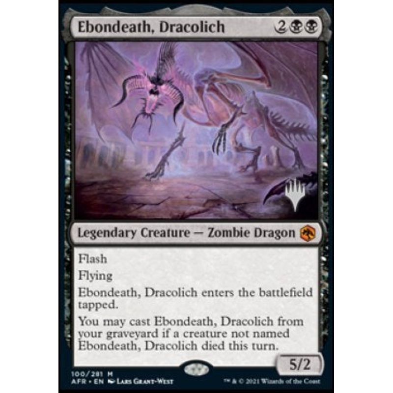 Ebondeath, Dracolich (Promo Pack) [Dungeons & Dragons: Adventures in the Forgotten Realms Promos]
