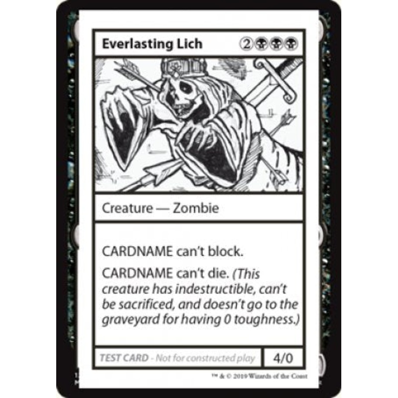 Everlasting Lich (2021 Edition) [Mystery Booster Playtest Cards]