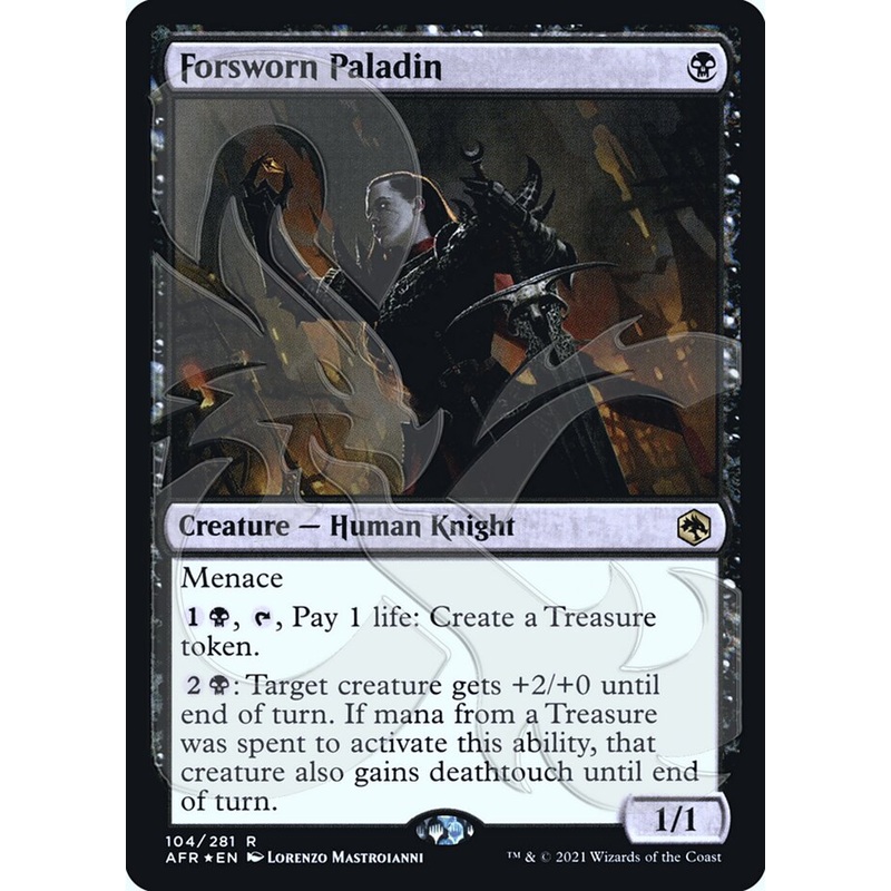 Forsworn Paladin (Ampersand Promo) [Dungeons & Dragons: Adventures in the Forgotten Realms Promos]