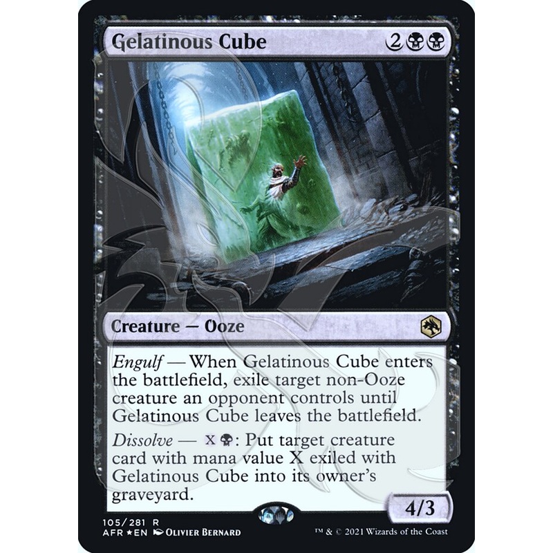 Gelatinous Cube (Ampersand Promo) [Dungeons & Dragons: Adventures in the Forgotten Realms Promos]