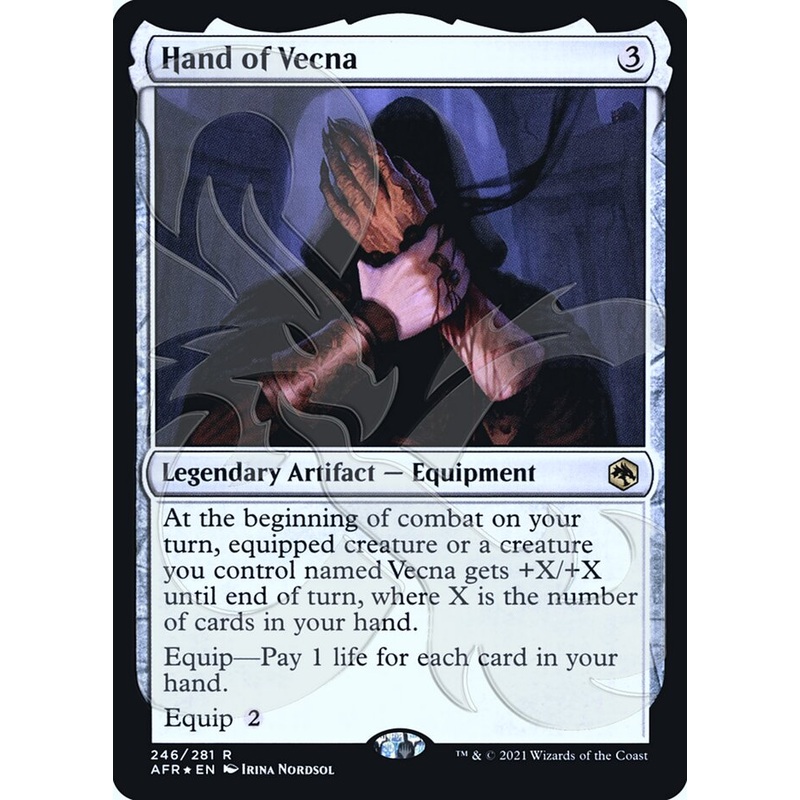 Hand of Vecna (Ampersand Promo) [Dungeons & Dragons: Adventures in the Forgotten Realms Promos]