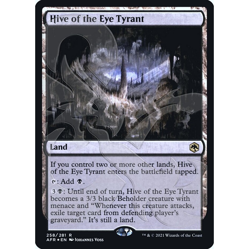 Hive of the Eye Tyrant (Ampersand Promo) [Dungeons & Dragons: Adventures in the Forgotten Realms Promos]