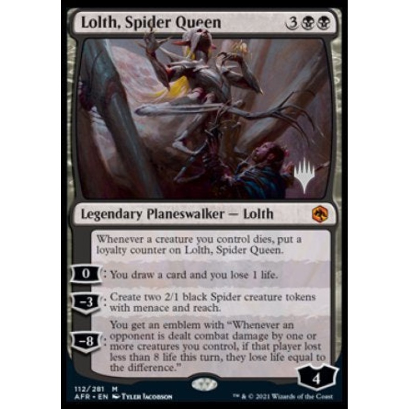 Lolth, Spider Queen (Promo Pack) [Dungeons & Dragons: Adventures in the Forgotten Realms Promos]
