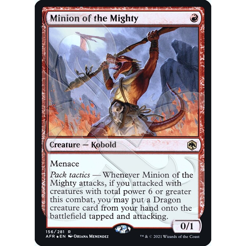 Minion of the Mighty (Ampersand Promo) [Dungeons & Dragons: Adventures in the Forgotten Realms Promos]