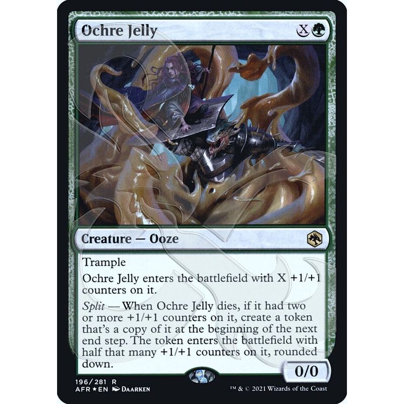 Ochre Jelly (Ampersand Promo) [Dungeons & Dragons: Adventures in the Forgotten Realms Promos]