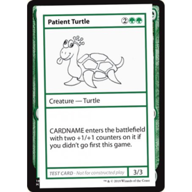 Patient Turtle (2021 Edition) [Mystery Booster Playtest Cards]