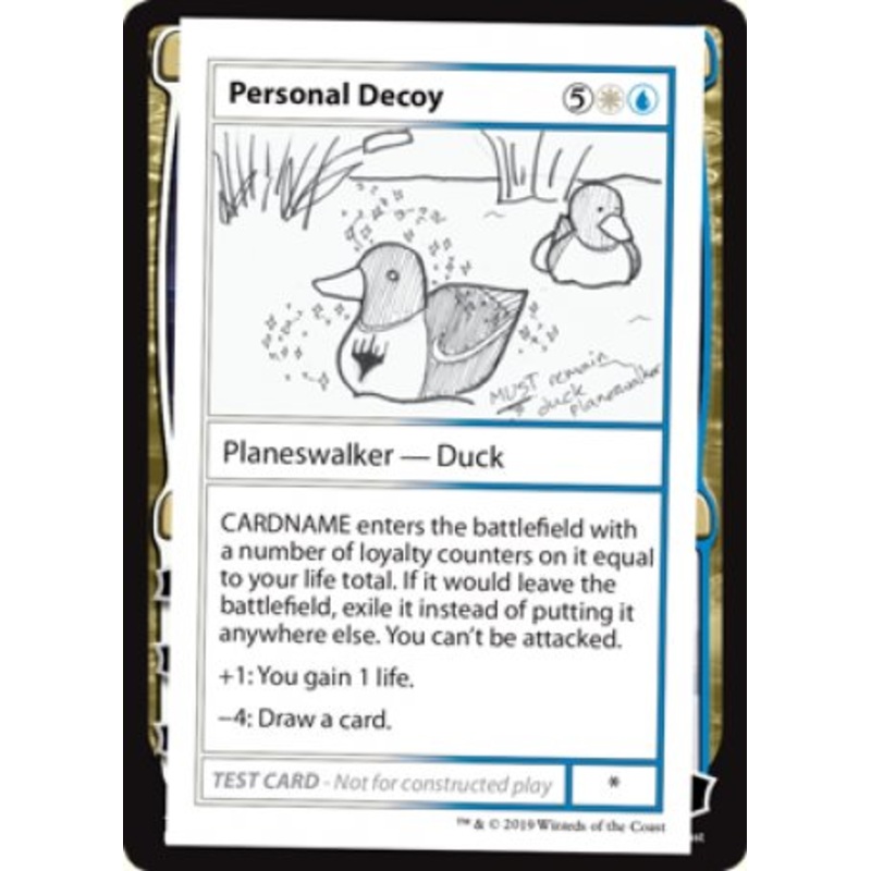Personal Decoy (2021 Edition) [Mystery Booster Playtest Cards]