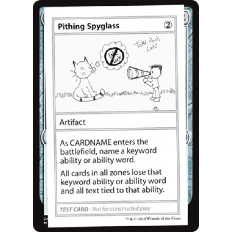 Pithing Spyglass (2021 Edition) [Mystery Booster Playtest Cards]