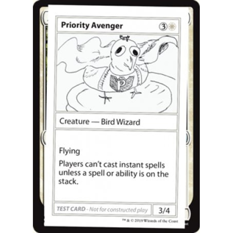 Priority Avenger (2021 Edition) [Mystery Booster Playtest Cards]