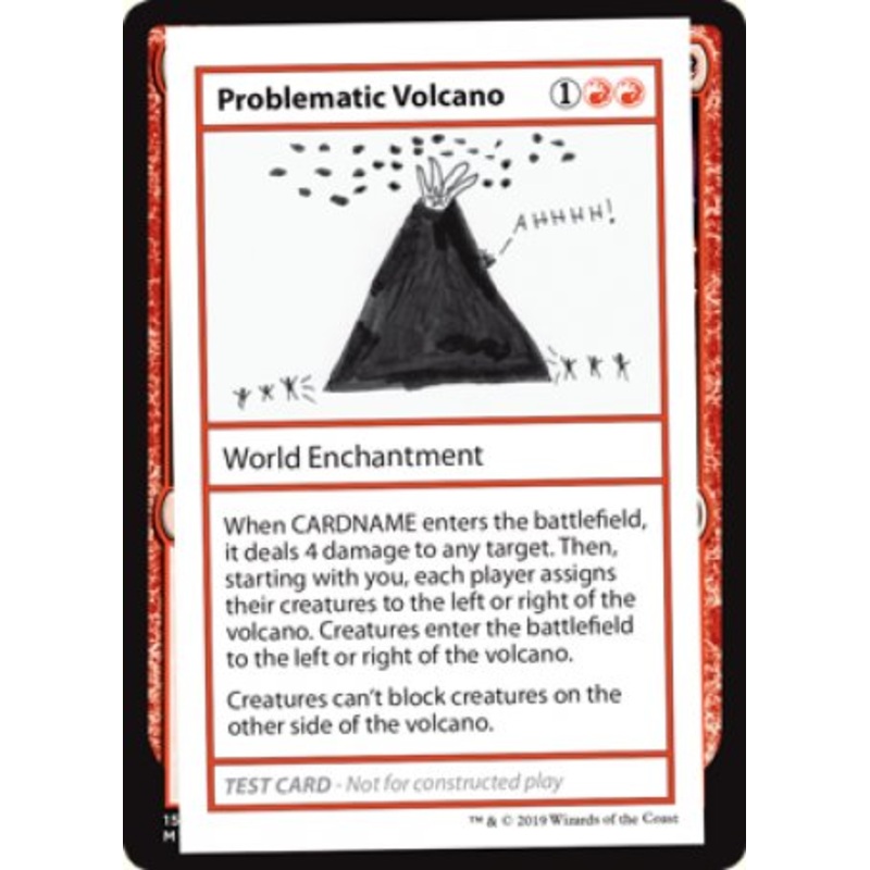 Problematic Volcano (2021 Edition) [Mystery Booster Playtest Cards]