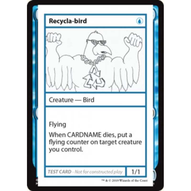 Recycla-bird (2021 Edition) [Mystery Booster Playtest Cards]