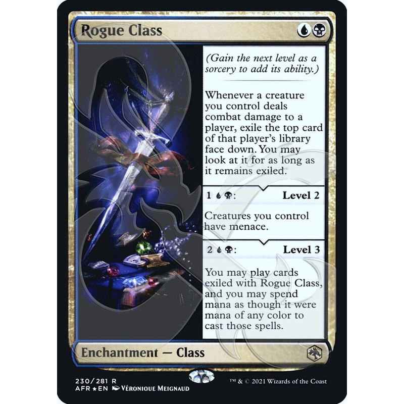 Rogue Class (Ampersand Promo) [Dungeons & Dragons: Adventures in the Forgotten Realms Promos]