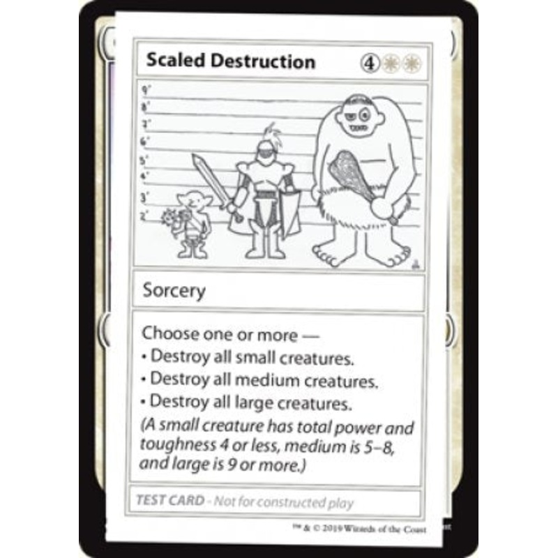 Scaled Destruction (2021 Edition) [Mystery Booster Playtest Cards]