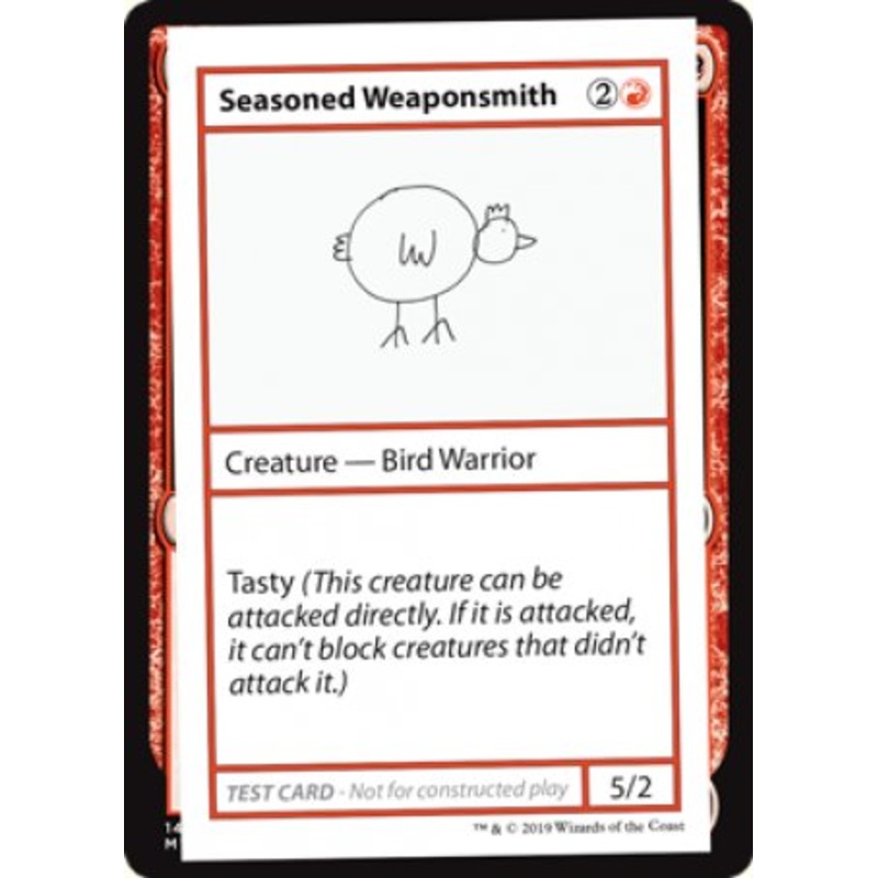Seasoned Weaponsmith (2021 Edition) [Mystery Booster Playtest Cards]