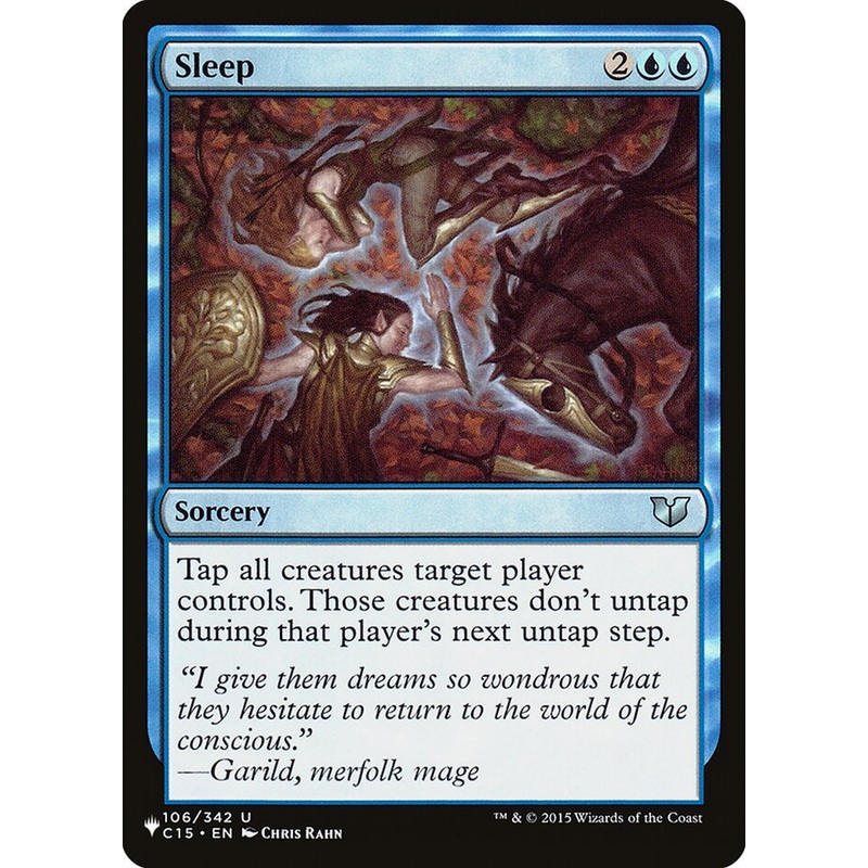 Sleep [The List]