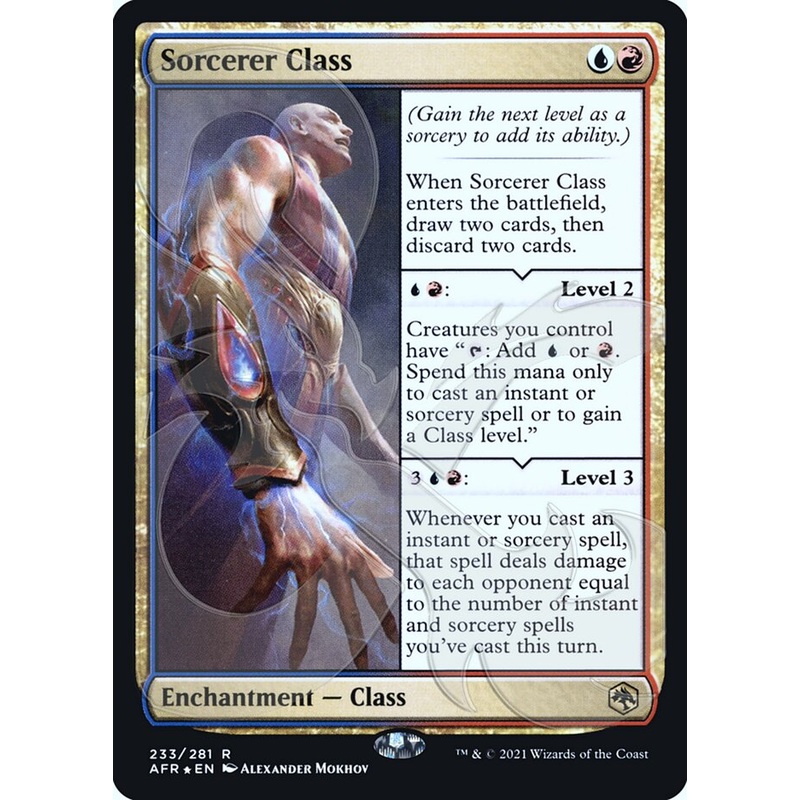 Sorcerer Class (Ampersand Promo) [Dungeons & Dragons: Adventures in the Forgotten Realms Promos]