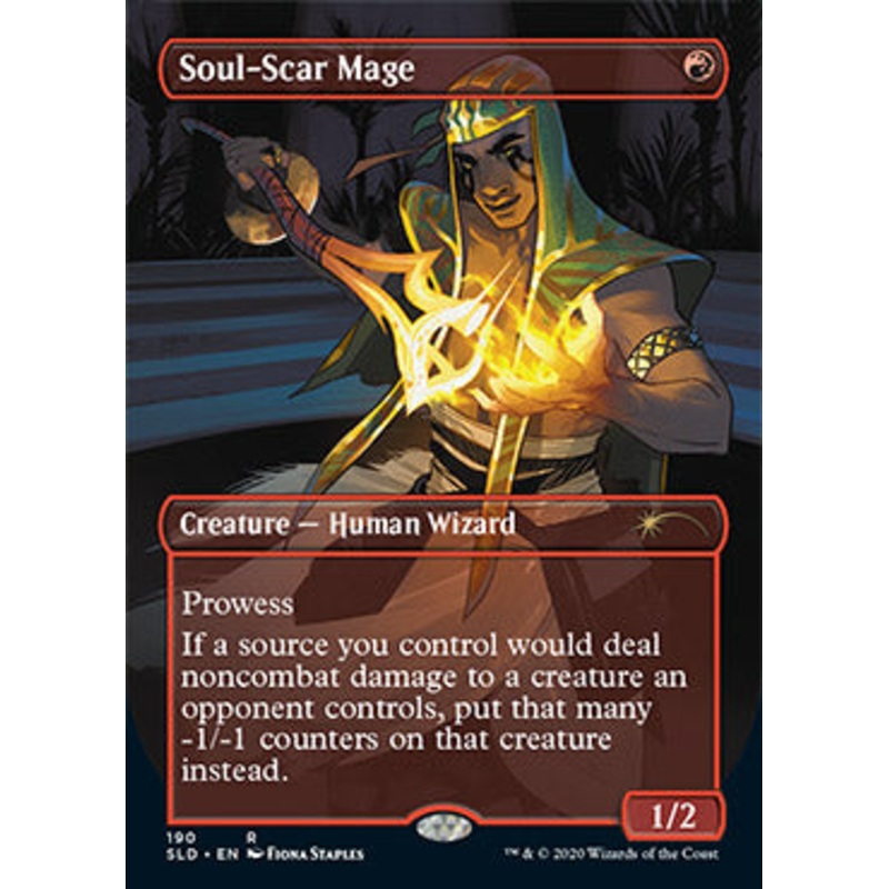 Soul-Scar Mage (Borderless) [Secret Lair Drop Series]