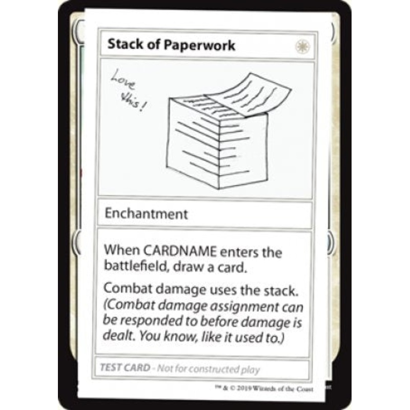 Stack of Paperwork (2021 Edition) [Mystery Booster Playtest Cards]