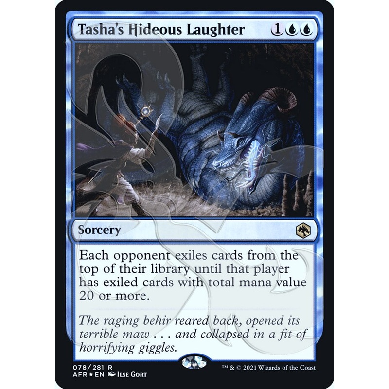 Tasha's Hideous Laughter (Ampersand Promo) [Dungeons & Dragons: Adventures in the Forgotten Realms Promos]