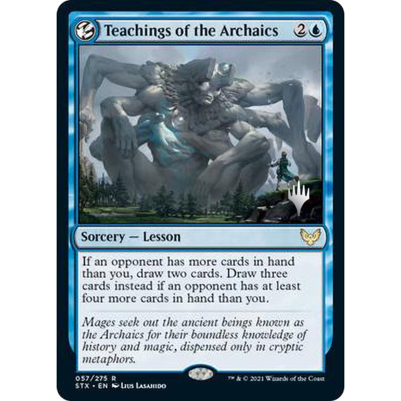 Teachings of the Archaics (Promo Pack) [Strixhaven: School of Mages Promos]