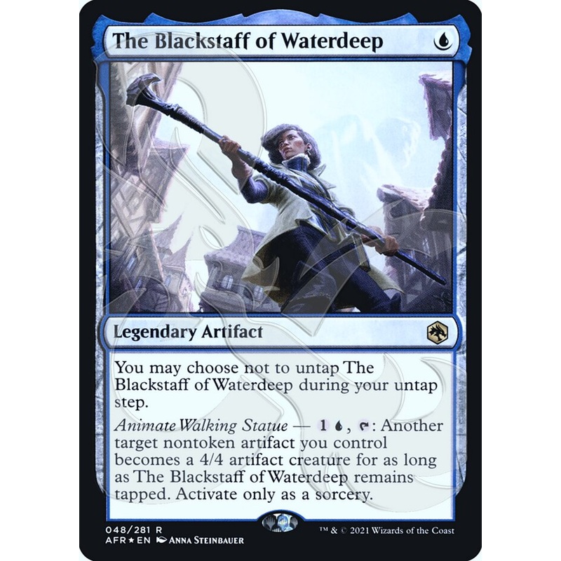 The Blackstaff of Waterdeep (Ampersand Promo) [Dungeons & Dragons: Adventures in the Forgotten Realms Promos]