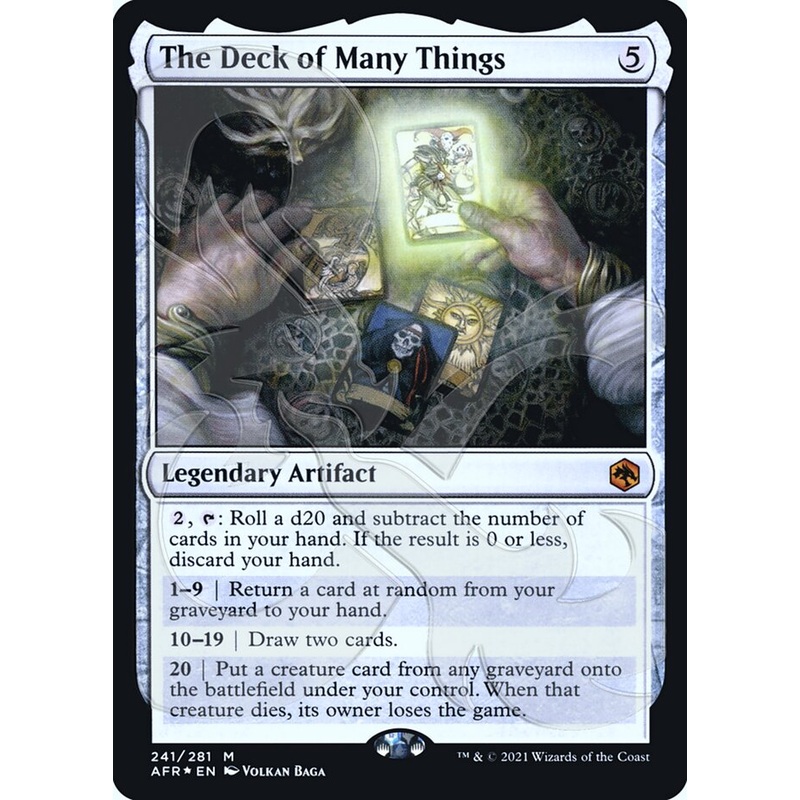 The Deck of Many Things (Ampersand Promo) [Dungeons & Dragons: Adventures in the Forgotten Realms Promos]